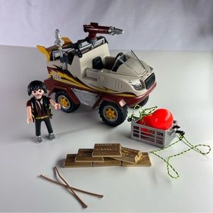 Playmobil 9364 Amphibious Truck Missing Propellor Good Condition